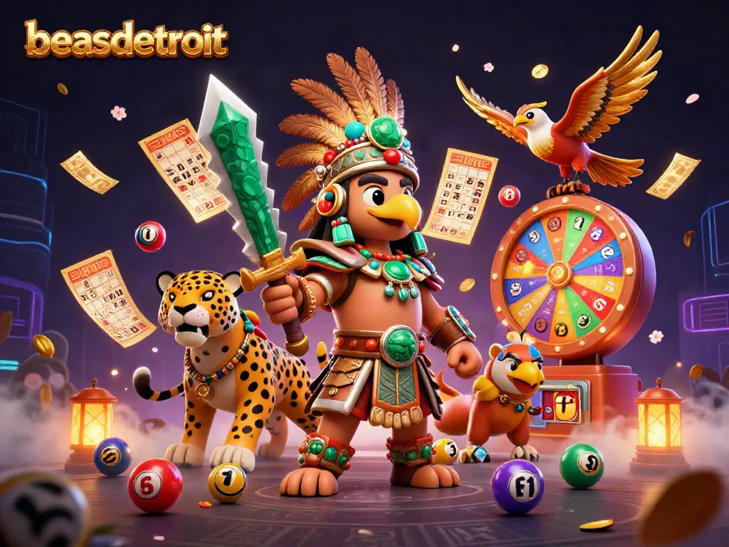 Experience vibrant gameplay at beasdetroit with dynamic lottery elements and characters